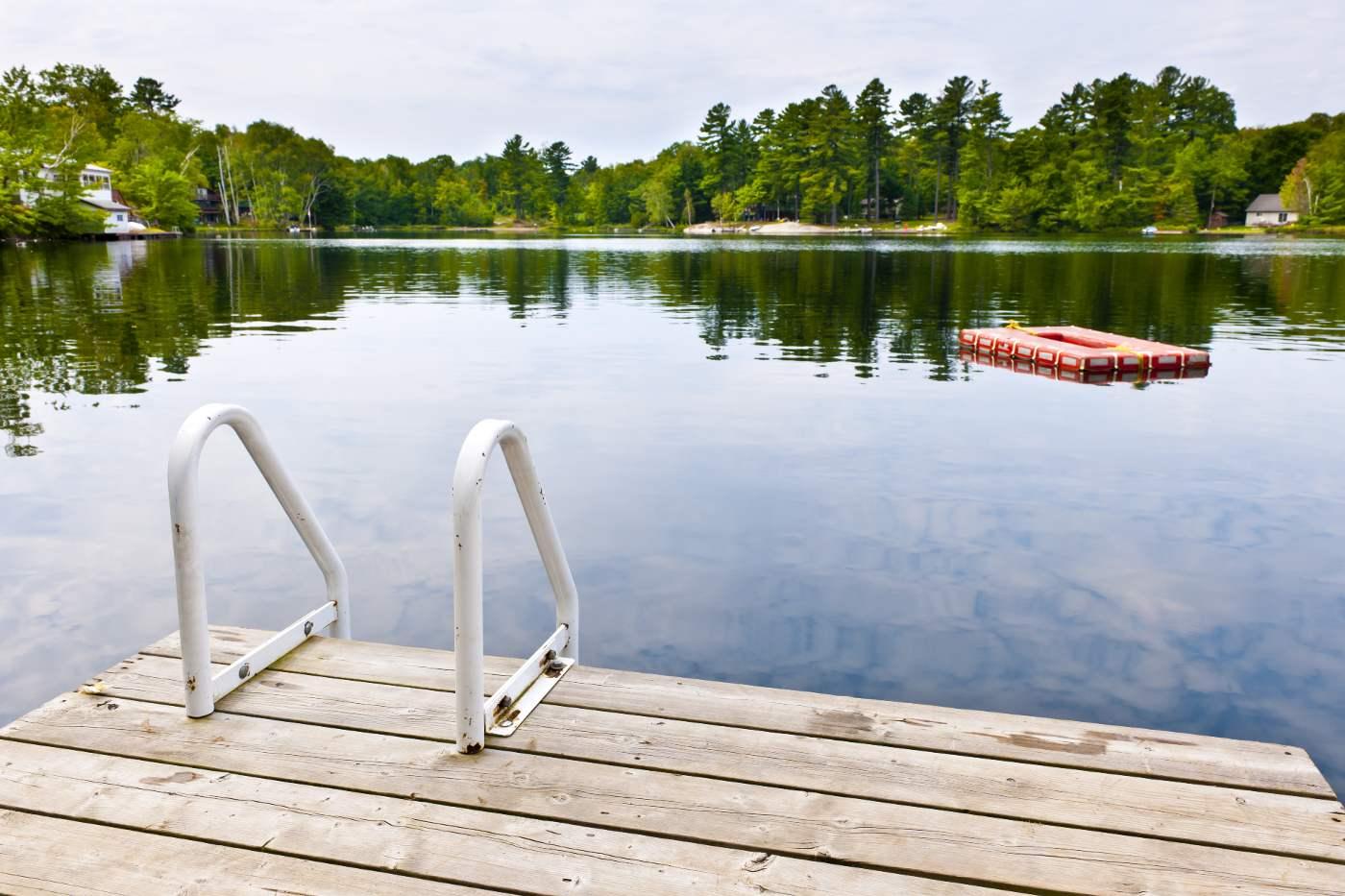 dock with ladder